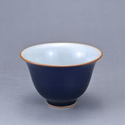 60ml Jilan Blue Ruyao Bell Teacup 汝窑霁蓝钟式杯